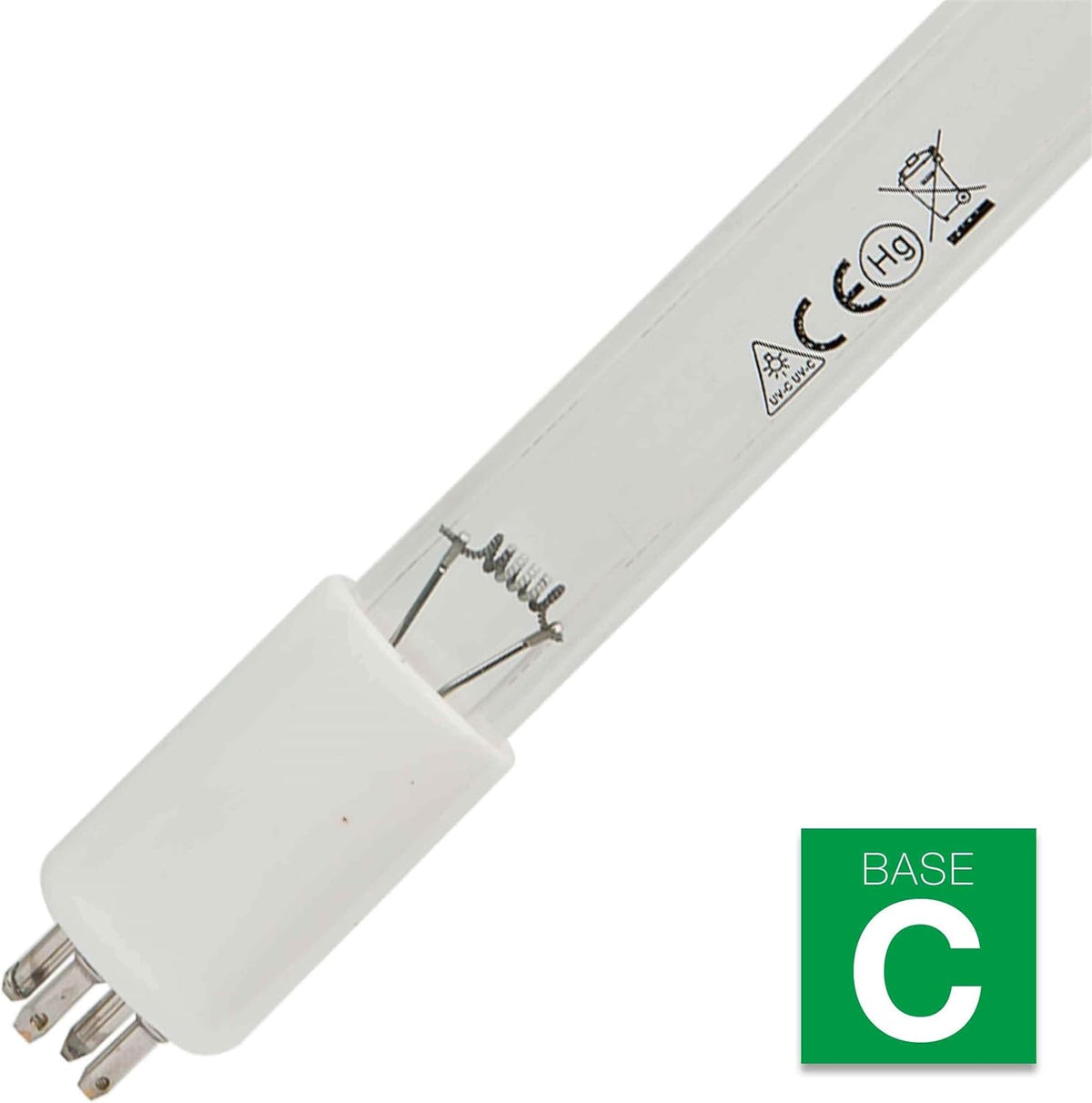 Kit de lámpara germicida UVC sumergible Wagner Green de 3 piezas con contador de horas, clarificador UVC para estanques de jardín y estanques de kois, filtro para desinfección y eliminación de algas (kit de 3 piezas con lámpara de amalgama de 80 vatios)