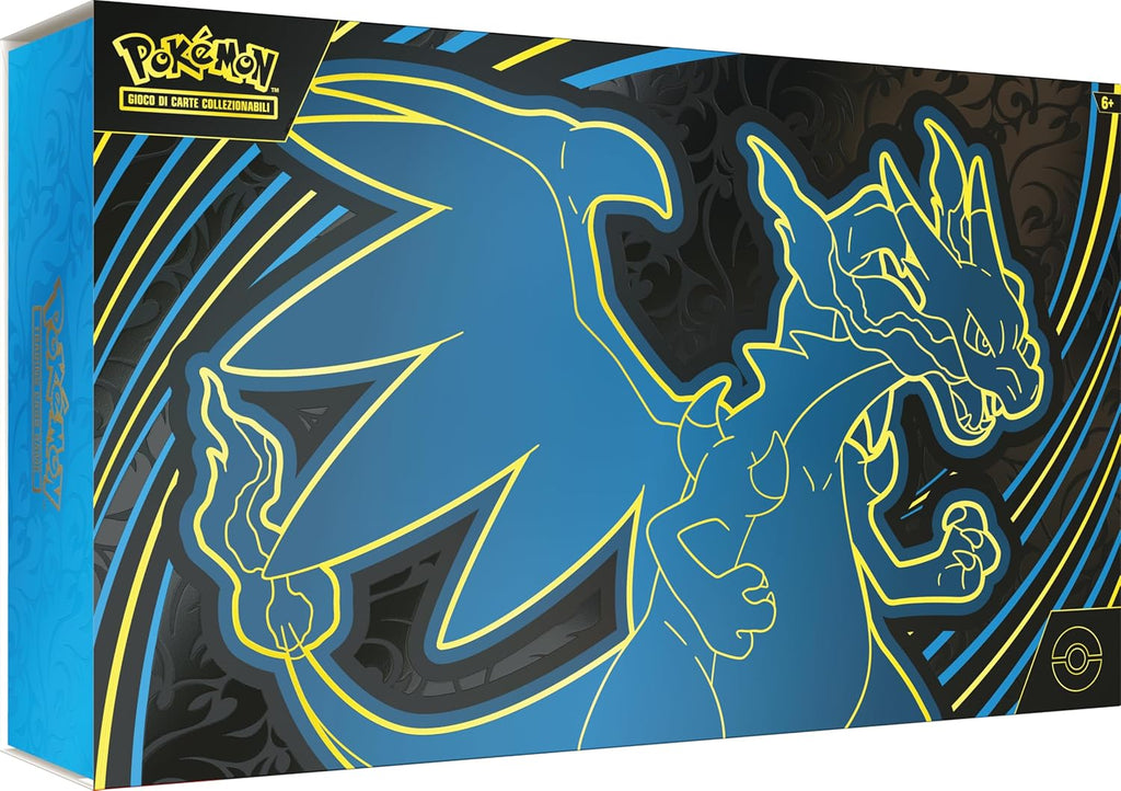 Pokémon: Colección Ultra Premium Mega Charizard X-ex de JCC Pokémon (dos cartas de promoción holográficas, 18 paquetes de mejora y accesorios premium)