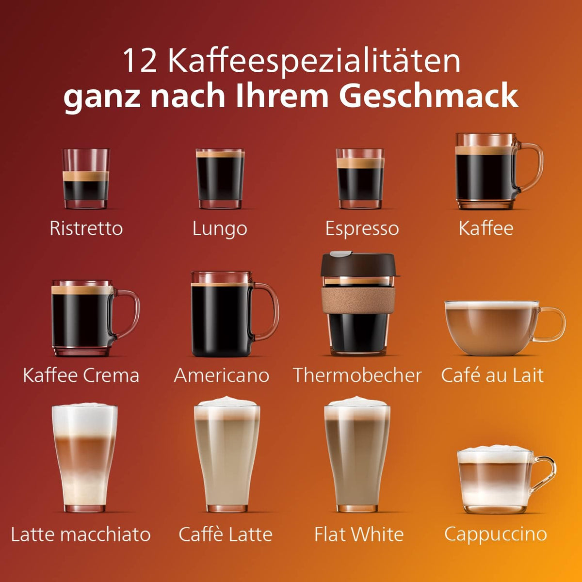 Cafetera espresso superautomática PHILIPS Serie 5400 - LatteGo, 12 bebidas, espumador de leche, pantalla táctil, 4 perfiles, acabado cromado (EP5447/90)