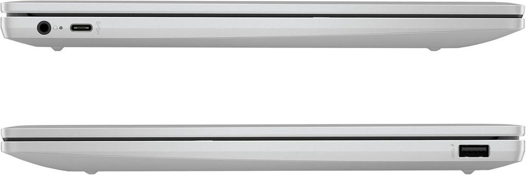 HP Chromebook 14a-nf0001sf Portátil 14" HD, PC Portátil (Intel Celeron N100, RAM 4 GB, Flash 128 GB, Intel Iris XE, Chrome OS), Ordenador Plateado, Teclado AZERTY