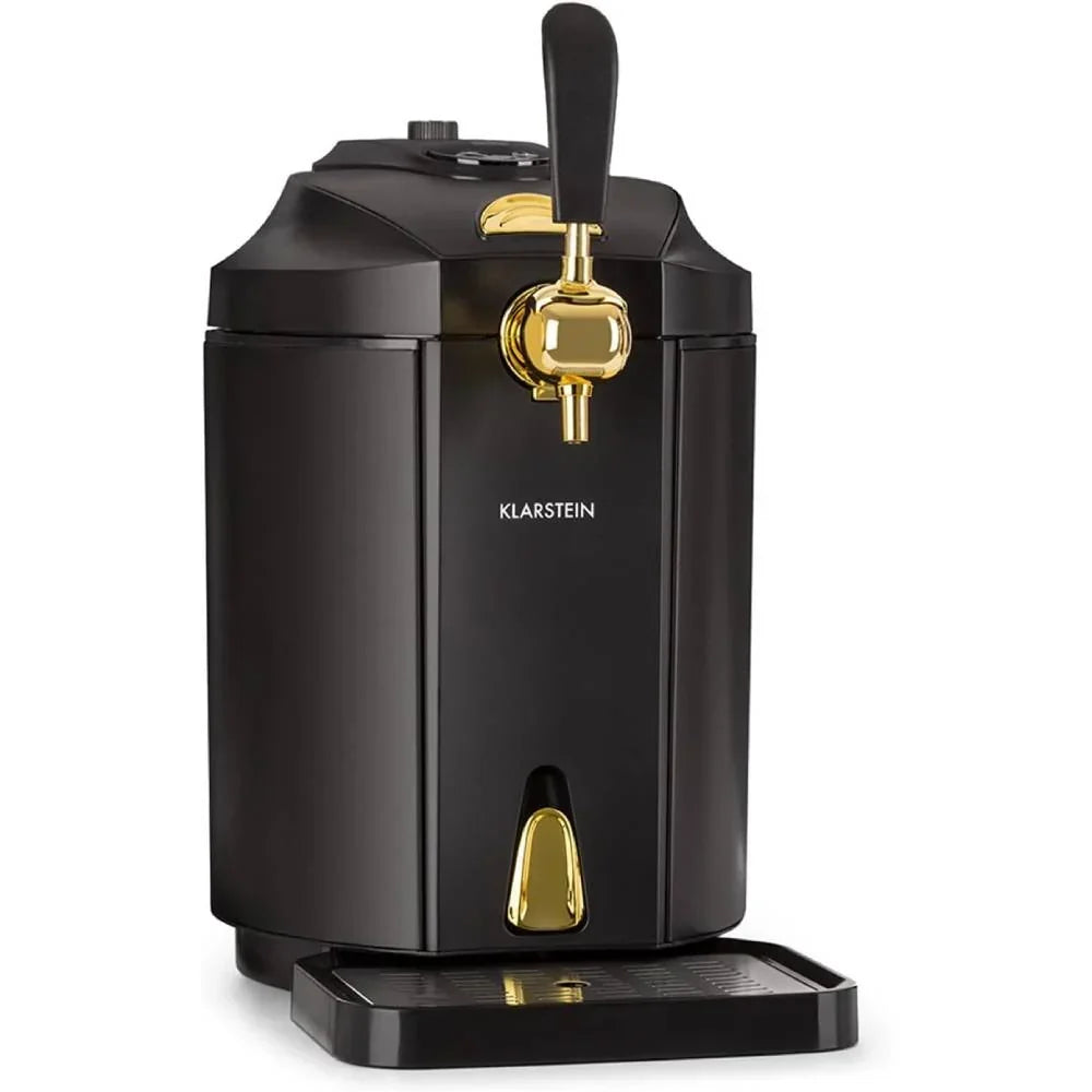 Grifo de cerveza con refrigeración Skal, sistema de barril de 5 litros, enfriador de cerveza integrado, 2-12 °C, refrigeración termoeléctrica, sistema de presión de CO2