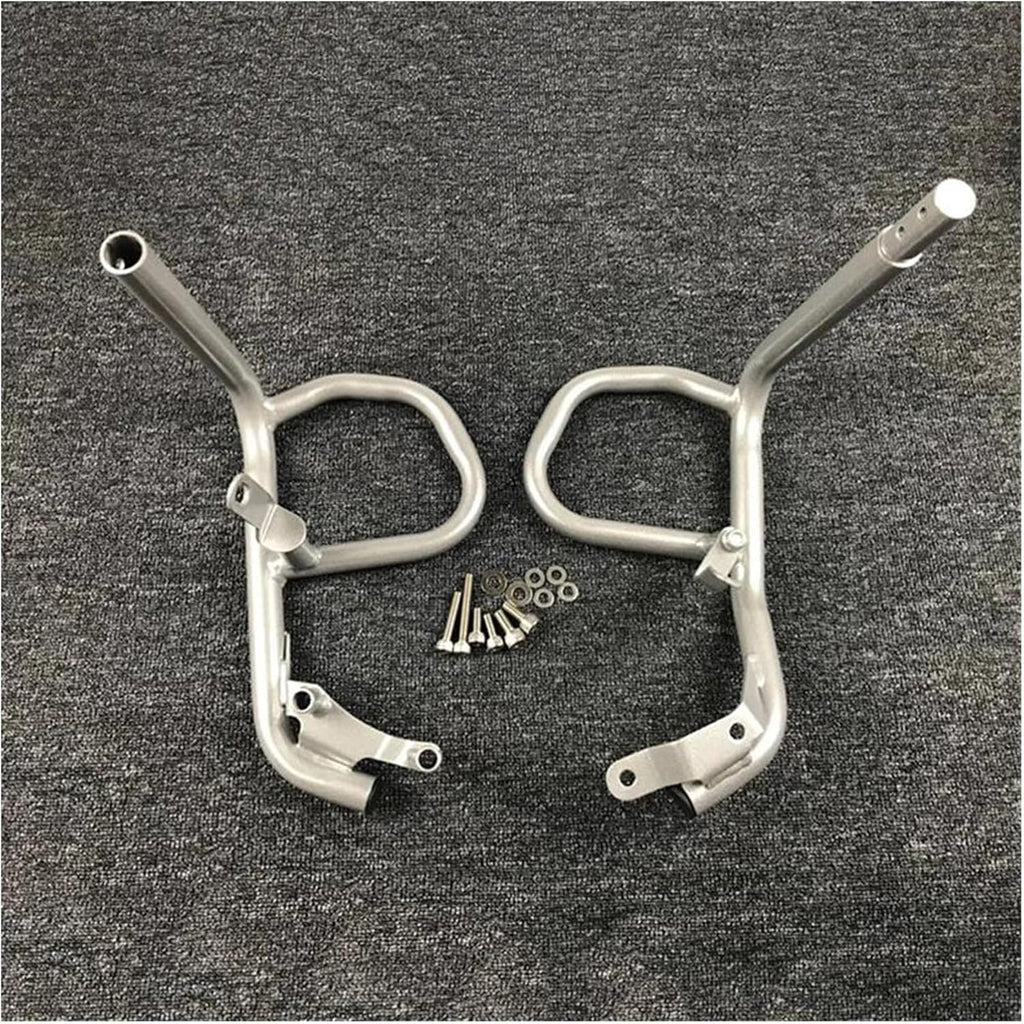Juego completo de protección de motor para motocicleta, barras de protección de carenado, defensas de tanque para BMW F650GS, F700GS, F800GS 2008-2018, protectores de cárter (plata)
