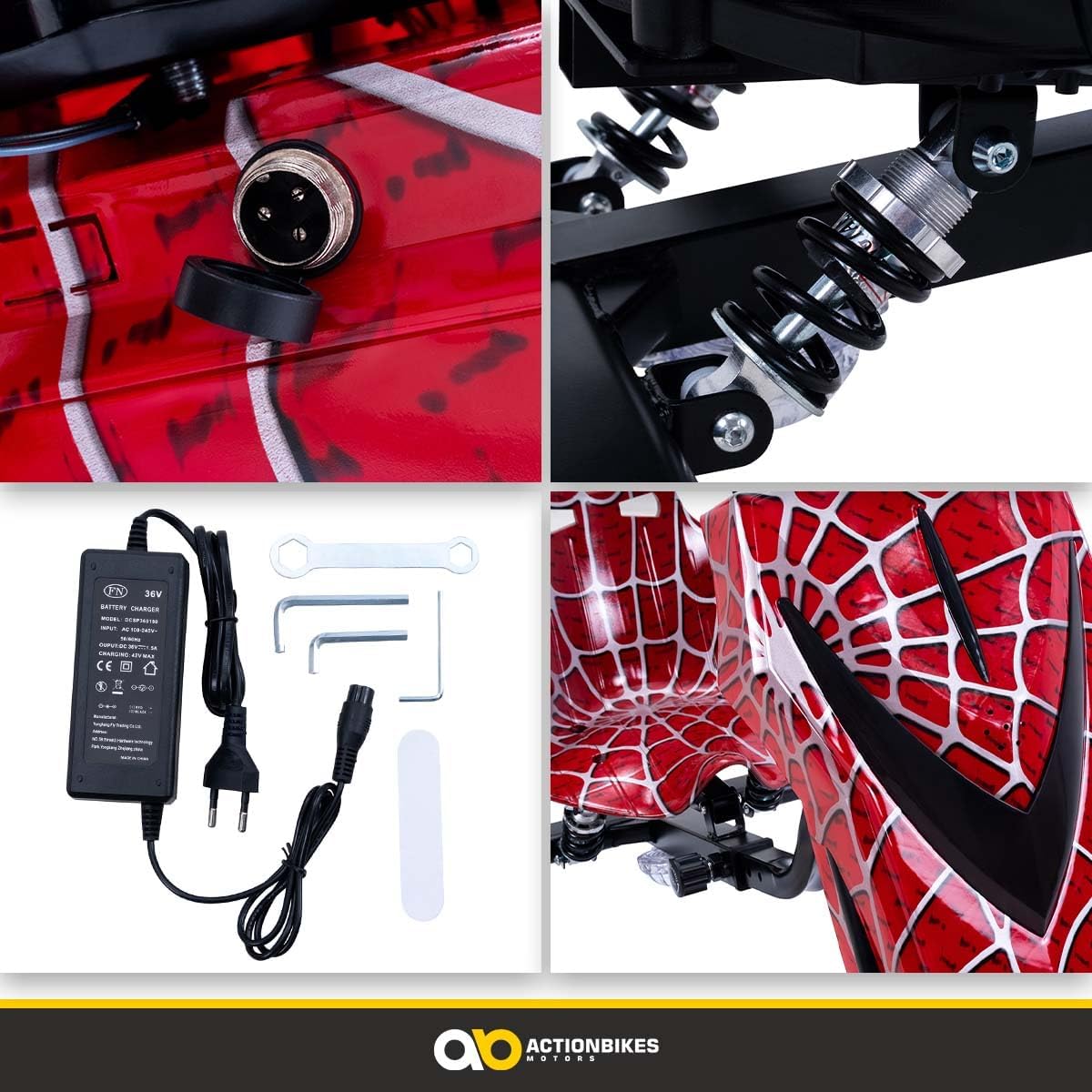 Actionbikes Motors Patinete Eléctrico Infantil para Derrapes | Motor de 𝟐𝟓𝟎 W - Carrito de Derrape 360° - 3 Niveles de Velocidad - Iluminación LED - Asiento Ajustable - Bluetooth - Kart de Derrape - Coche de Derrape (Space Purple)
