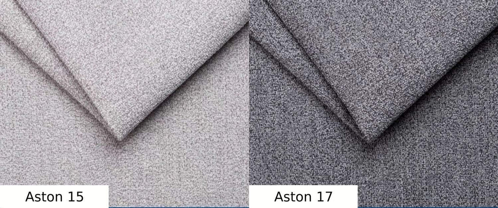 Sofá rinconero Robin Inspire Grand con función cama plata-antracita izquierdo | Sofá en forma de L con arcón, función relax, 2 taburetes y reposacabezas. Conjunto de salón con opción de dormir.