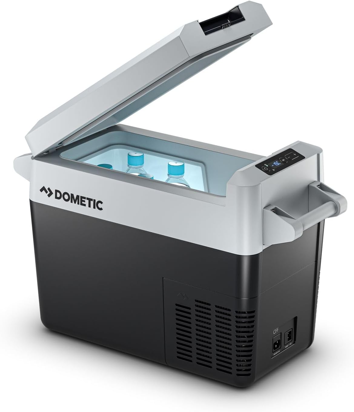 Nevera de compresor DOMETIC CFF20 21 L – 12/24 V y 100–240 V – Nevera y congelador eléctrico para coche, autocaravana, camping, camión y barco – Rango de temperatura de +20 °C a –18 °C