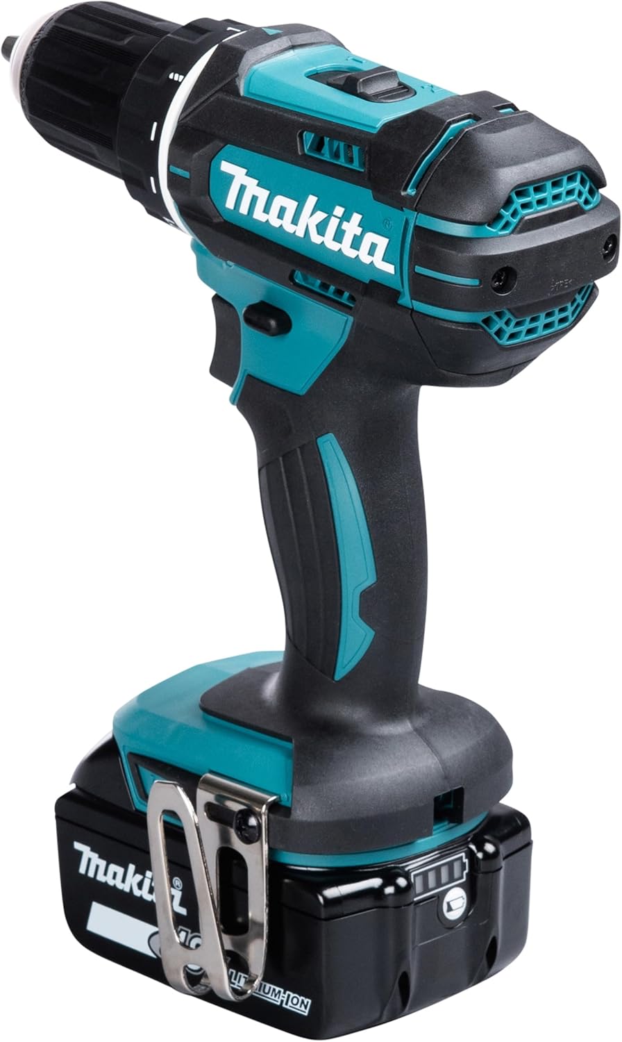 Taladro atornillador a batería DDF482RFJ 18V / 3,0 Ah, 2 baterías + cargador en MAKPAC