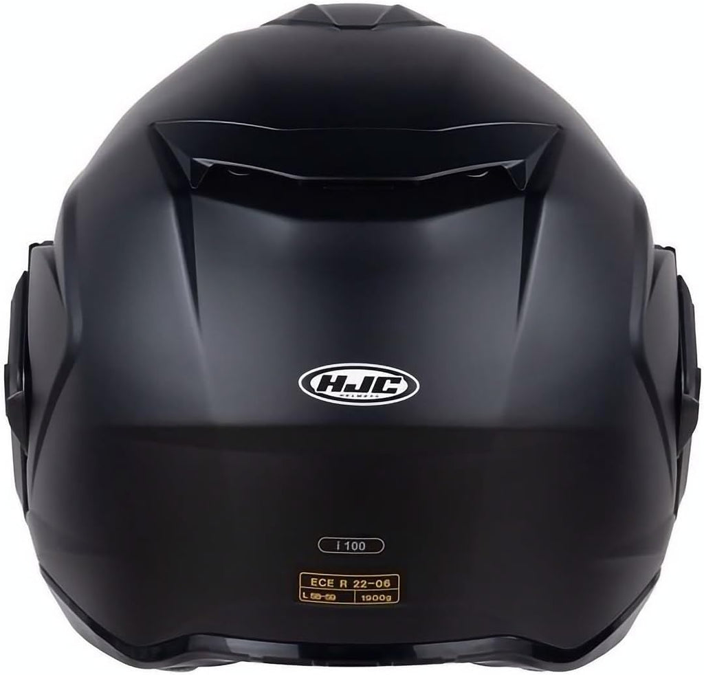 HJC, Casco de moto modular i100 UNI Semi Mate Negro, L