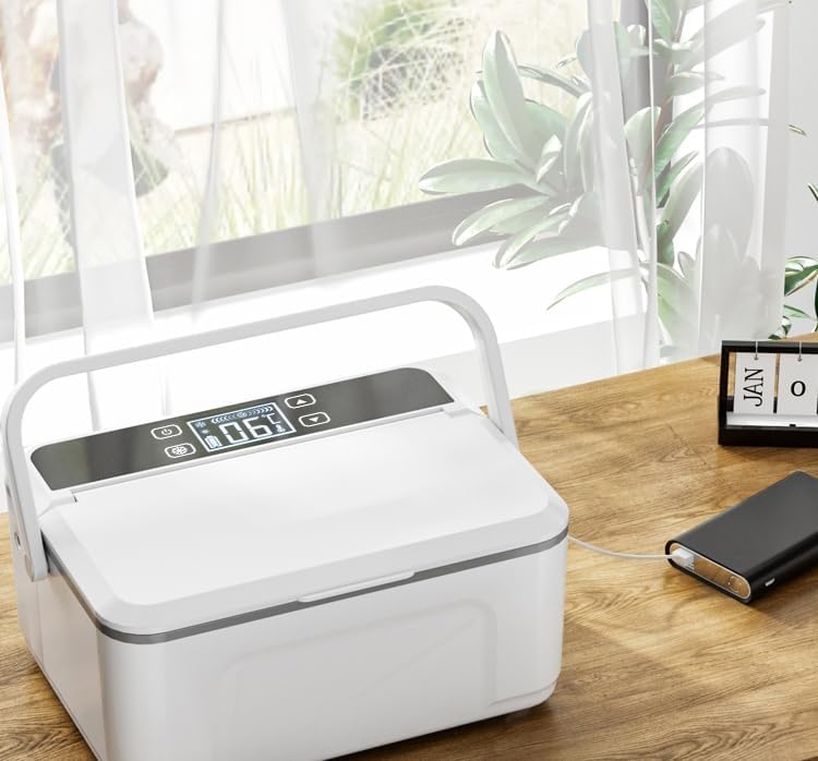 Incluye tres baterías - Nevera médica - Refrigerador portátil para medicamentos - Refrigerador para insulina