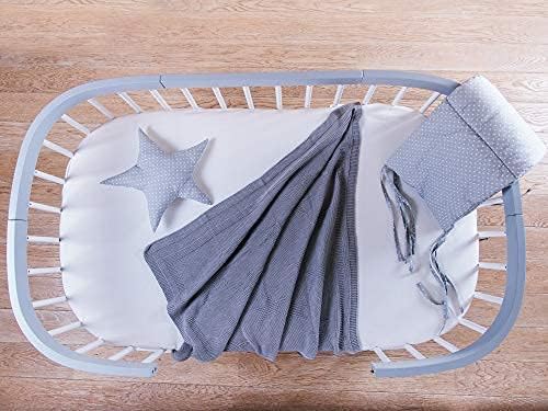 Cuna 7 en 1 tweeto®: cuna de madera evolutiva | cuna de colecho y cuna de barrotes de altura regulable | convertible en cama infantil y parque de juegos (haya natural)
