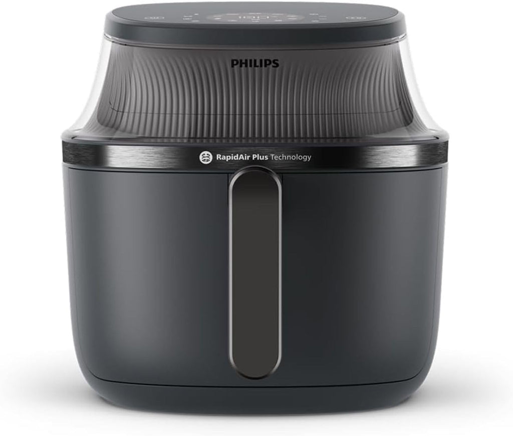 Philips Airfryer Serie 3000 - Freidora de aire 6,2 L, 16 en 1, ventana de cocción, tecnología RapidAir, hasta un 90 % menos de grasa, aplicación HomeID, color negro (NA330/00)