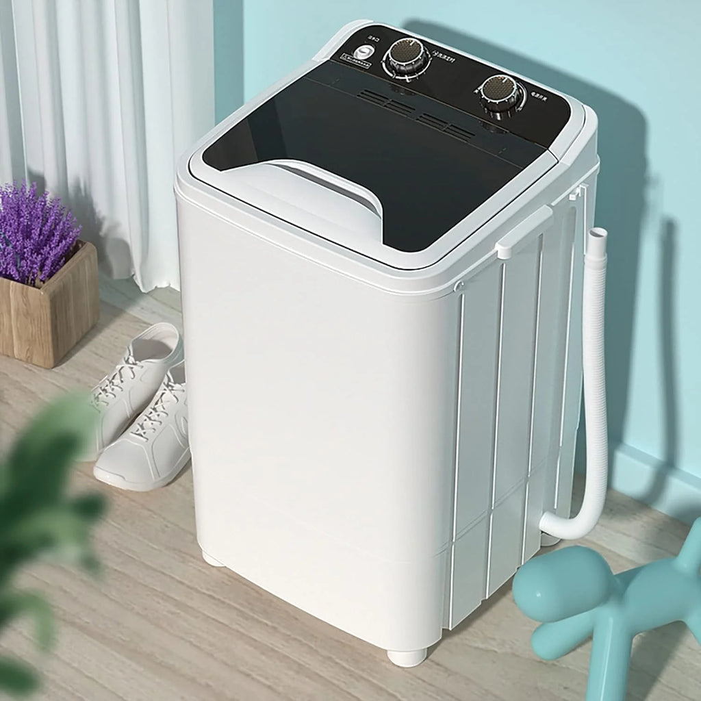 7,5 kg UV niebieskie światło bakteriostaza w pełni automatyczna pralka do przyczep kempingowych, mieszkań i podróży - kompaktowy rozmiar do użytku na zewnątrz - 41,5 x 39 x 64 cm
