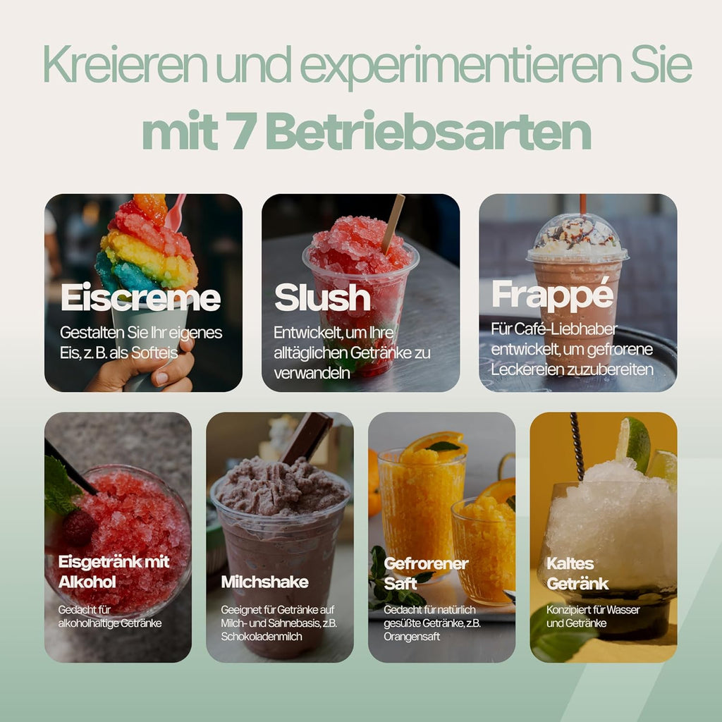 Heladera 4Swiss de autocongelación con compresor para helados, batidos, granizados y yogur - SM026