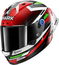 SHARK, Casco de moto integral AERON GP FIM FIRSTLAP Carbon Red Green DRG