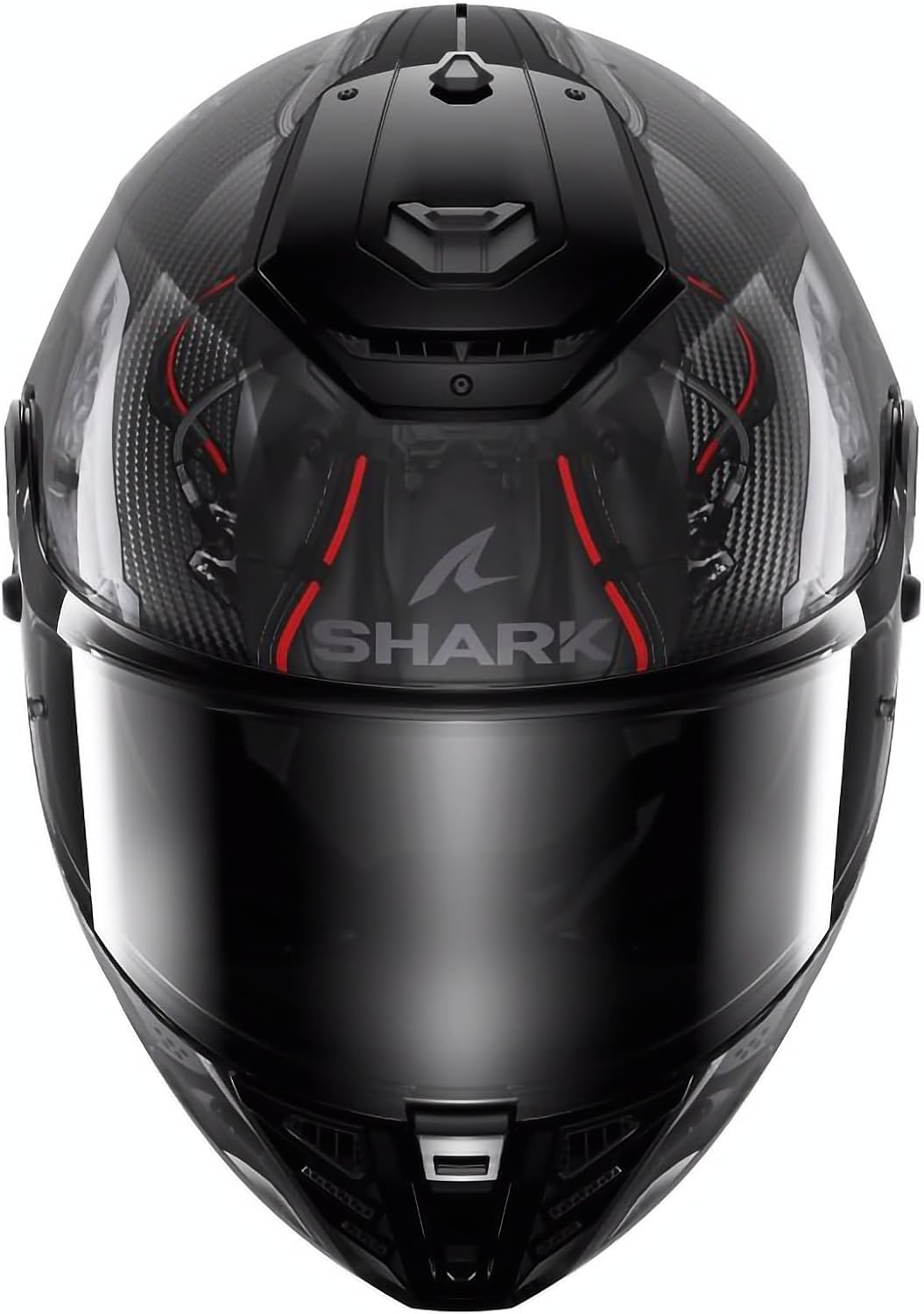 SHARK, Casco de moto integral Spartan RS Carbon Xbot Negro / Gris DAA, S