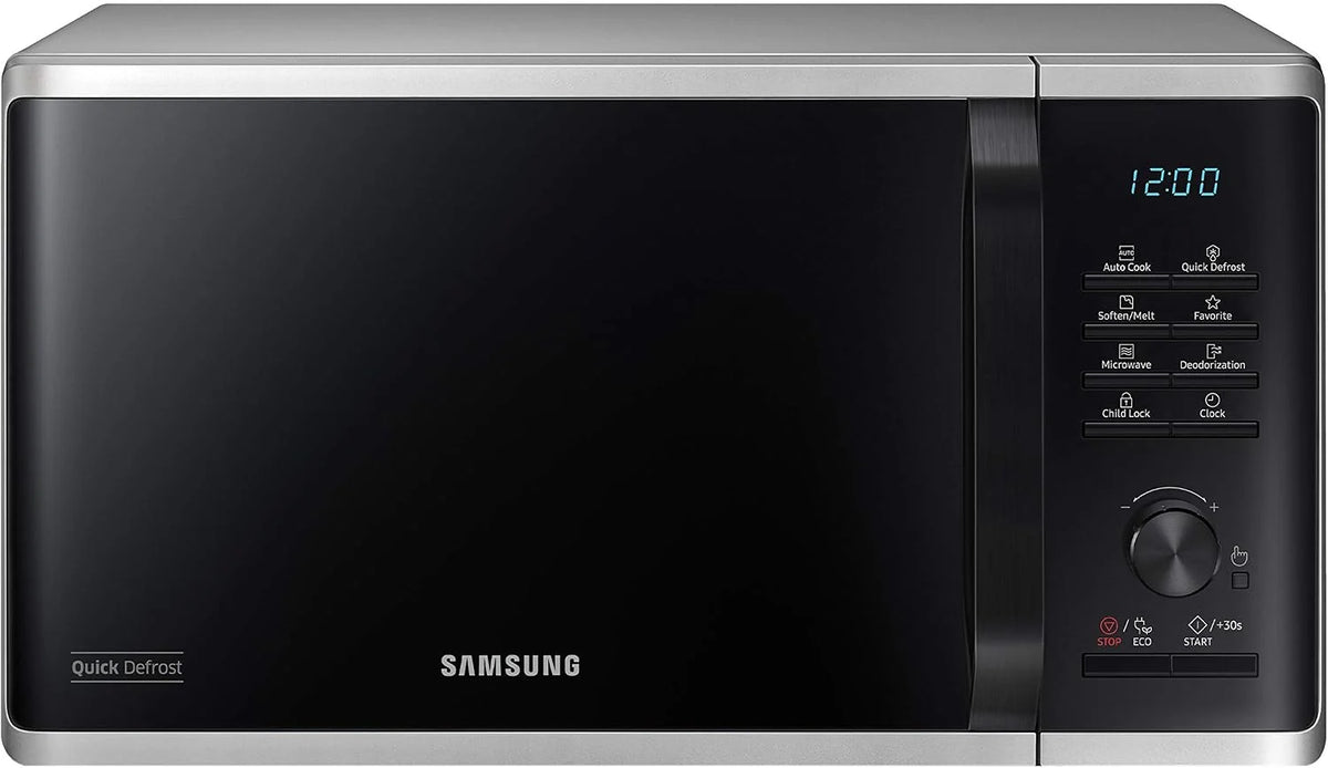 Samsung MS2AK3515AS/EG kuchenka mikrofalowa, 800 W, 23 sztuki, szerokość 48,9 cm, emaliowane wnętrze ceramiczne, odporne na zarysowania