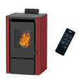 Estufa de pellets de aire Anita 7,6 kW burdeos Sannover