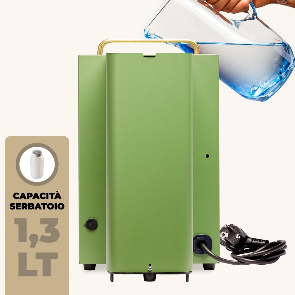 Cafetera Faber PRO Total Deluxe de latón, papel ESE de 44 mm, 1,3 litros, (blanco)