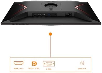 Monitor AOC Gaming 24G2SP FHD 24" 165 Hz, 1 ms, FreeSync Premium (1920 x 1080, VGA, HDMI, DisplayPort) Negro/Rojo