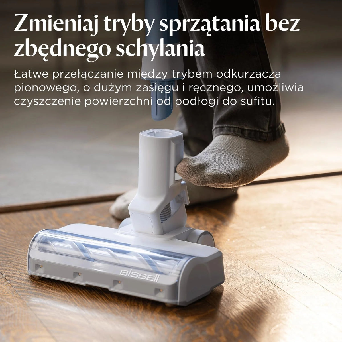 BISSELL PowerClean Odkurzacz Pionowy Bezprzewodowy 3 w 1 200W 4261N