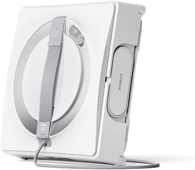 Robot limpiacristales ECOVACS WINBOT W2 PRO, pulverizador de agua de 3 boquillas, sistema de protección de 10 niveles, planificación de rutas Win-SLAM 4.0, sistema de escalada estable, detección de bordes, control por app, blanco