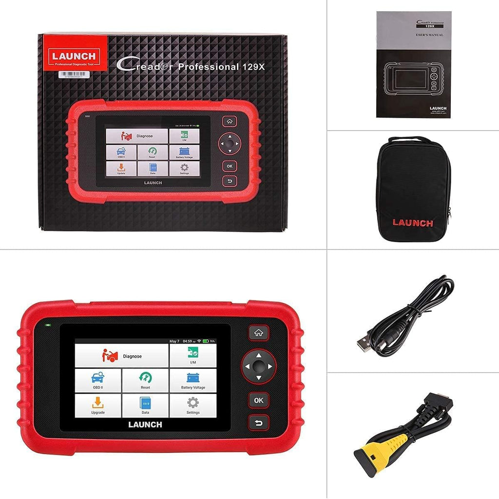 Escáner OBD2 Launch CRP129X Elite, herramienta de diagnóstico automotriz, actualización gratuita 2023, 8 reinicios: EPB/SAS/TPMS/BMS/Acelerador/Aceite, codificación de inyectores, ABS/SRS/TCM/Motor, Auto Vin