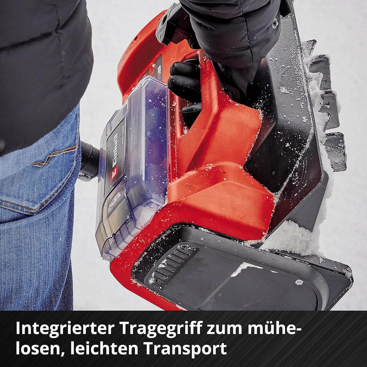 Quitanieves a batería Einhell GE-ST 36/40 Li E Power X-Change (iones de litio, 36 V, ancho de trabajo 40 cm, altura máx. de nieve 20 cm, incl. batería y cargador)