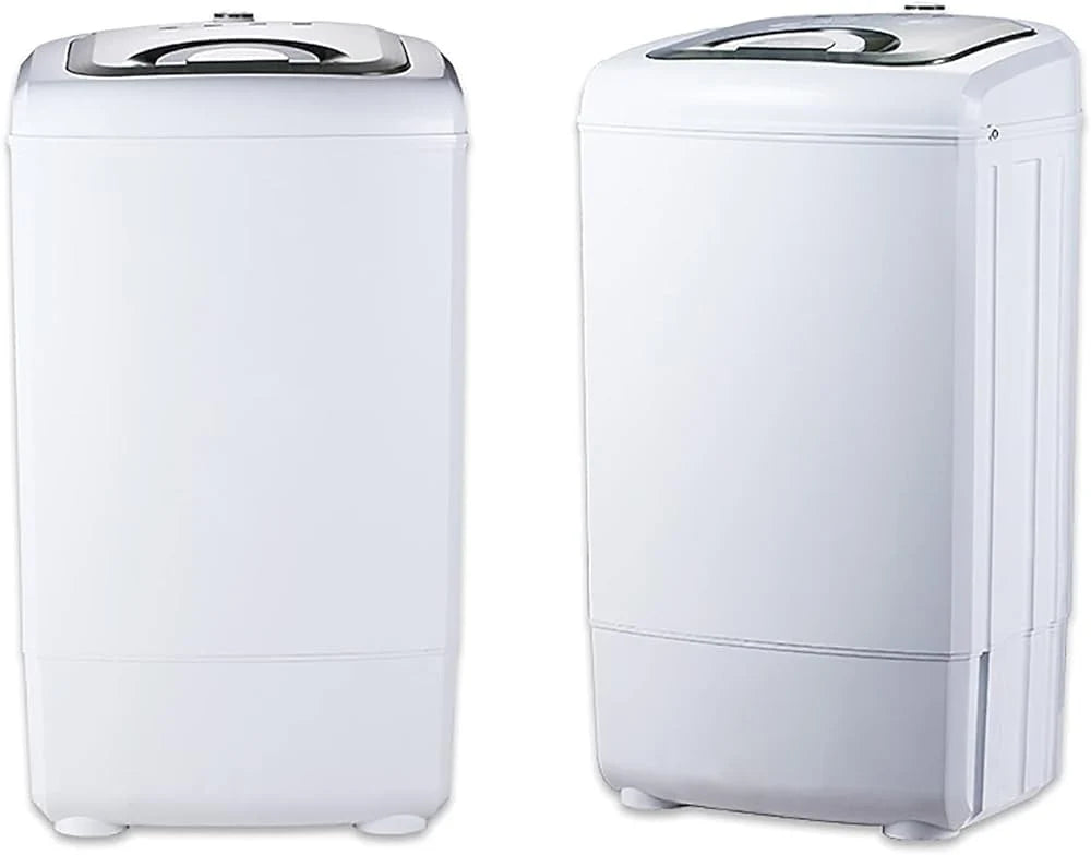 Pralki 2 w 1 przenośna pralka pralka i suszarka wirowa, automatyczna pralka kempingowa, 7,5 kg pralka podróżna na kemping, ładowanie od góry, funkcja pomiaru czasu, oszczędność energii/wody, łatwa