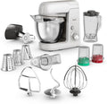 Tefal Bake Partner QB525B38 robot kuchenny, 1100 W, w zestawie z nasadką miksera stojącego + zestaw do pieczenia, automatyczne wyłączanie po podniesieniu ramienia, planetarny system mieszania, miska