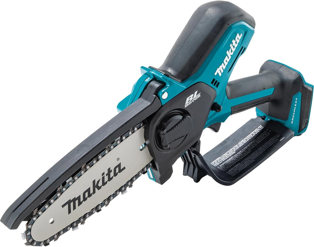 Sierra de poda Makita DUC150Z, 18 V, Li-Ion, batería LXT, sin escobillas, 150 mm, batería y cargador no incluidos