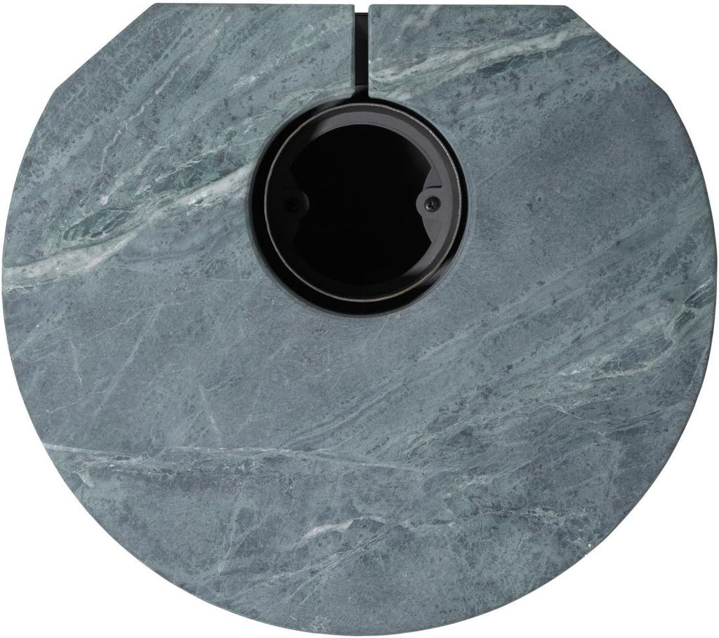 Estufa de leña THERMIA München, piedra natural, 7 kW, combustión continua, automática gris