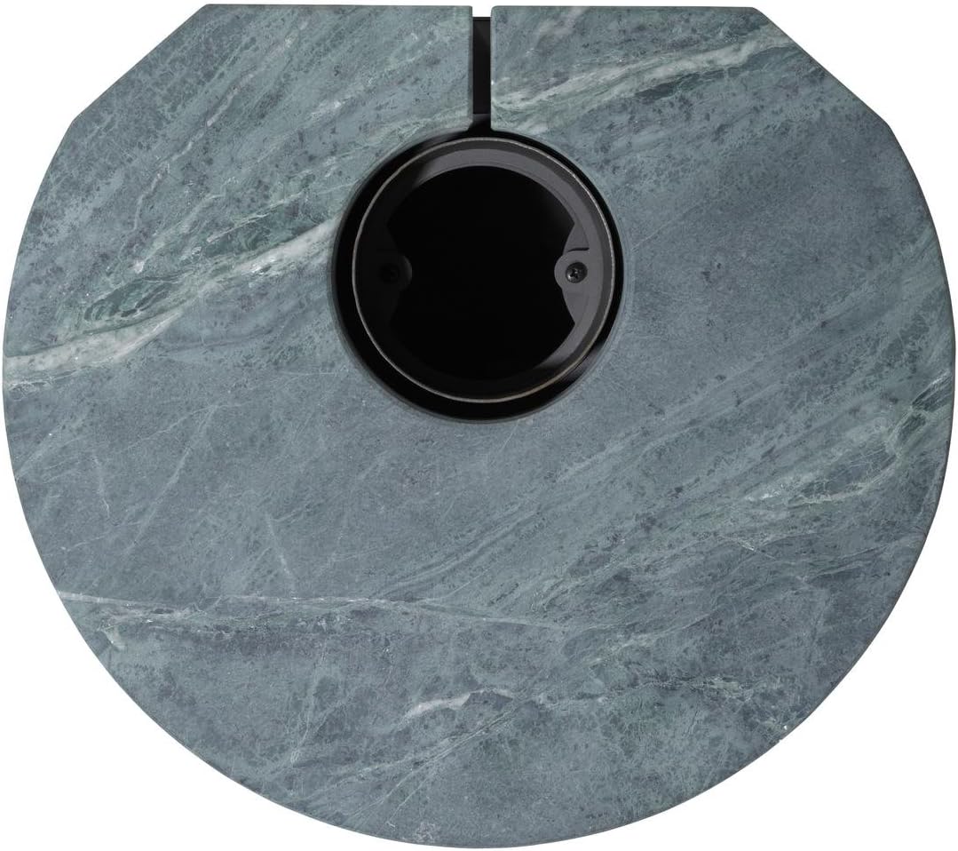 Estufa de leña THERMIA München, piedra natural, 7 kW, combustión continua, automática gris