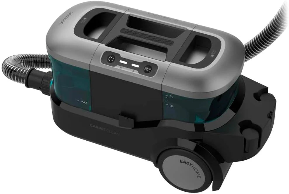 Cecotec Conga CarpetClean 10000 EasyHome odkurzacz do dywanów, środek do czyszczenia tapicerki, 800 W, zbiornik na wodę 3 l i zbiornik na brudną wodę 1,5 l, system wielopowierzchniowy, zestaw