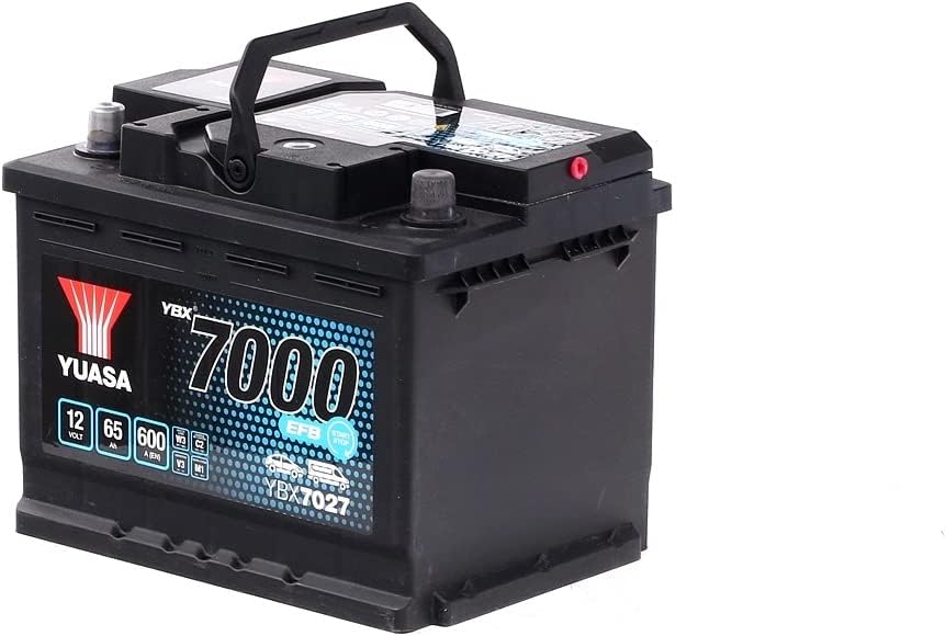 Batería YUASA 65 Ah 600 A/EN YBX7027 L 242 mm A 175 mm A 190 mm