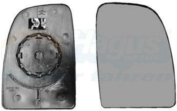RIDEX 50O0614 Espejo retrovisor exterior, espejos completos, convexo, para ajuste eléctrico, calefactable, con sensor de temperatura, con espejo gran angular, brazo corto, lado izquierdo