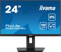 Monitor iiyama ProLite XUB2492HSU-B6, 23,8" Slim, IPS, 1920x1080 @100Hz, 0,4ms, 250 cd/m², 1300:1, altavoces, 1xHDMI, 1xDisplayPort, concentrador USB, ajustable en altura y pivotante, TCO