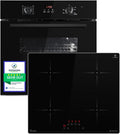 KKT KOLBE Automatyczny zestaw kuchenny | 60 cm piekarnik do zabudowy BO8005FB | 59 cm płyta kuchenna indukcyjna IH85900ED | grill z gorącym powietrzem | timer | szkło termochronne | zabezpieczenie dla