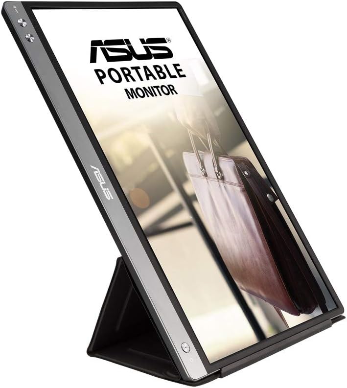 ASUS ZenScreen MB14AC - Monitor portátil FHD de 14" - Teletrabajo o gaming - Alimentación y visualización mediante USB-C o USB-A - Panel IPS - 1920x1080 - Tecnología Flicker-Free/Filtros de luz azul - Para portátil