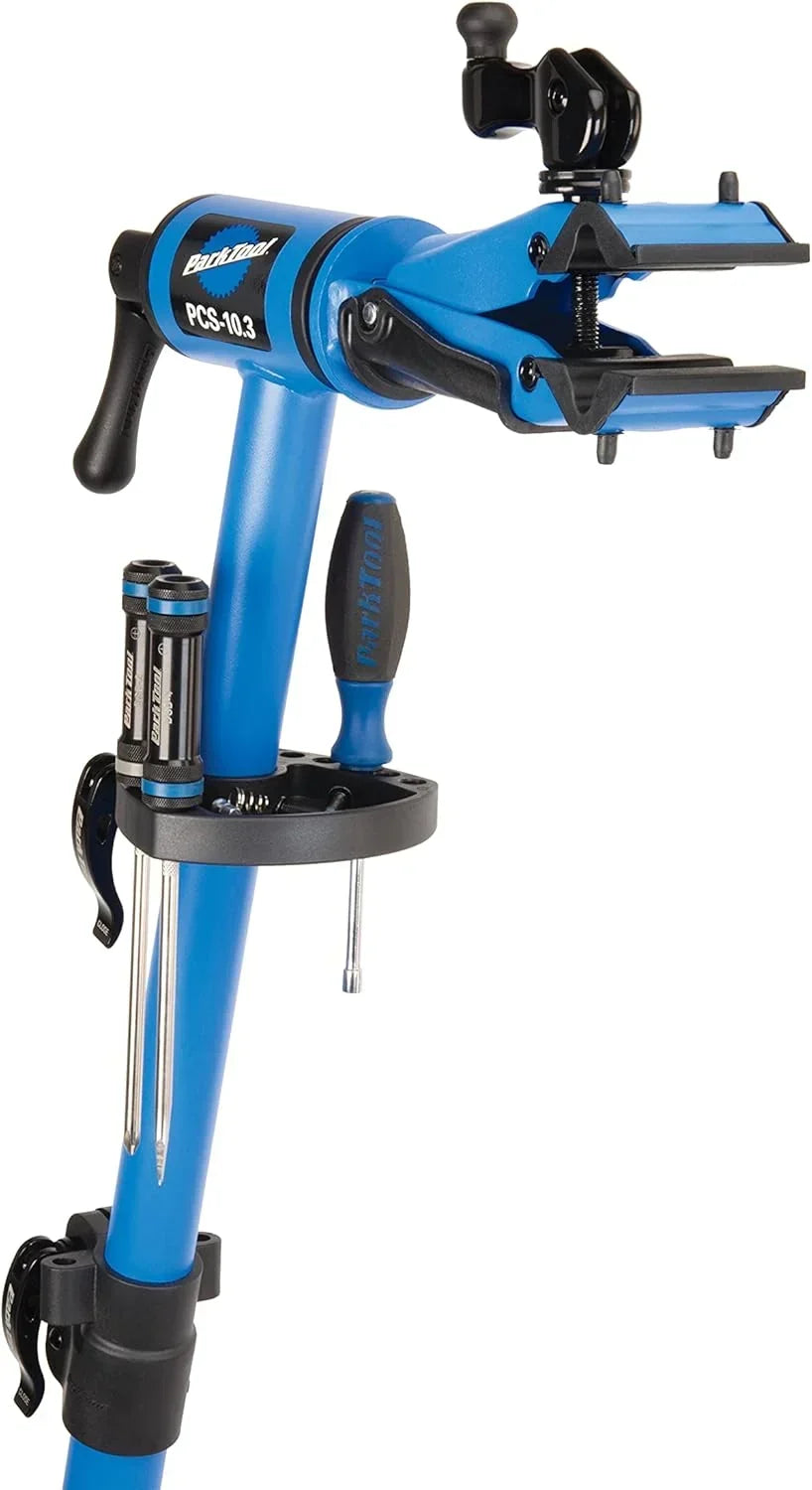 Soporte de reparación de bicicletas PCS-10.3, abrazadera ajustable en altura, soporte de montaje plegable para bicicletas