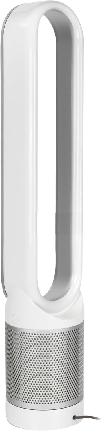 Dyson TP00 Pure Cool 2 en 1 antracita/plata, ventilador y purificador de aire silencioso, apto para dormitorios, alérgicos, salas de fumadores, filtro de aire 99,5% de polvo, polen, olores, incl. toallitas de limpieza JUNG