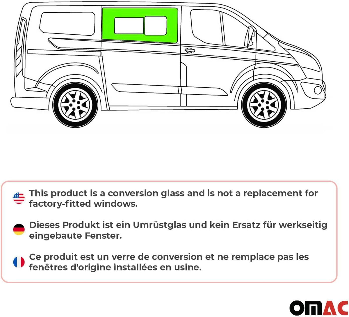 Cristal de puerta para Ford Transit Custom 2013-2024 L1 L2 delantero derecho corredera