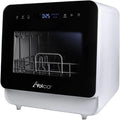 Yolco DWM02 Kompaktowa zmywarka stołowa 5L – Mini zmywarka na 2–3 komplety naczyń, wolnostojąca, 6 programów, 75°C gorąca woda, zbiornik na wodę i podłączenie wody, idealna do kuchni, mieszkania