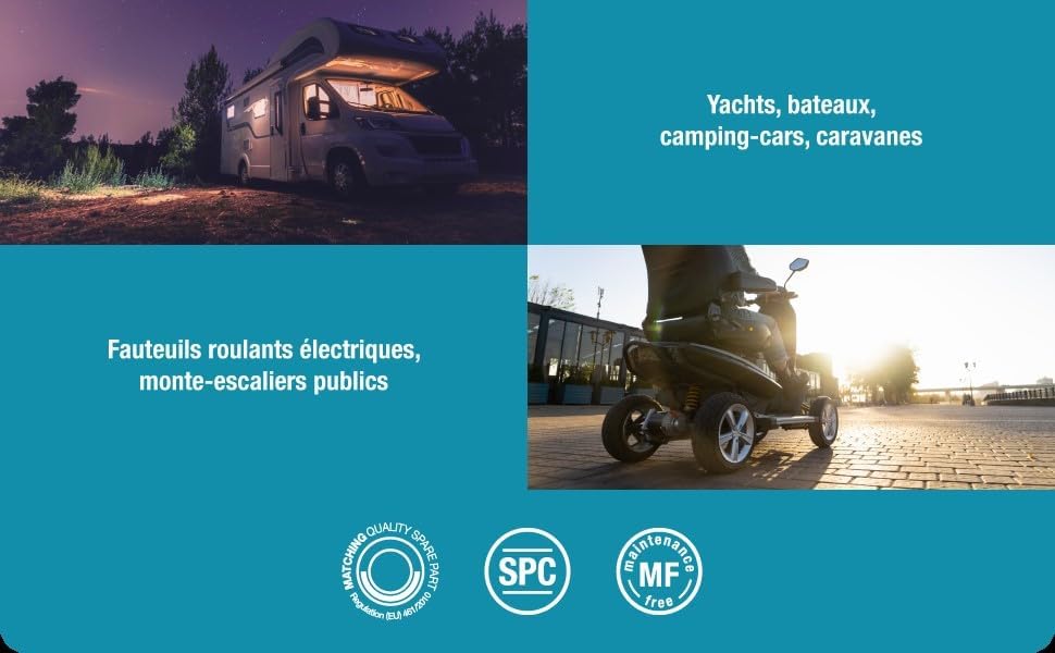 Batería AGM 12V 140Ah de descarga lenta – Batería de larga duración para barcos y autocaravanas – Sin mantenimiento, resistente a las vibraciones.