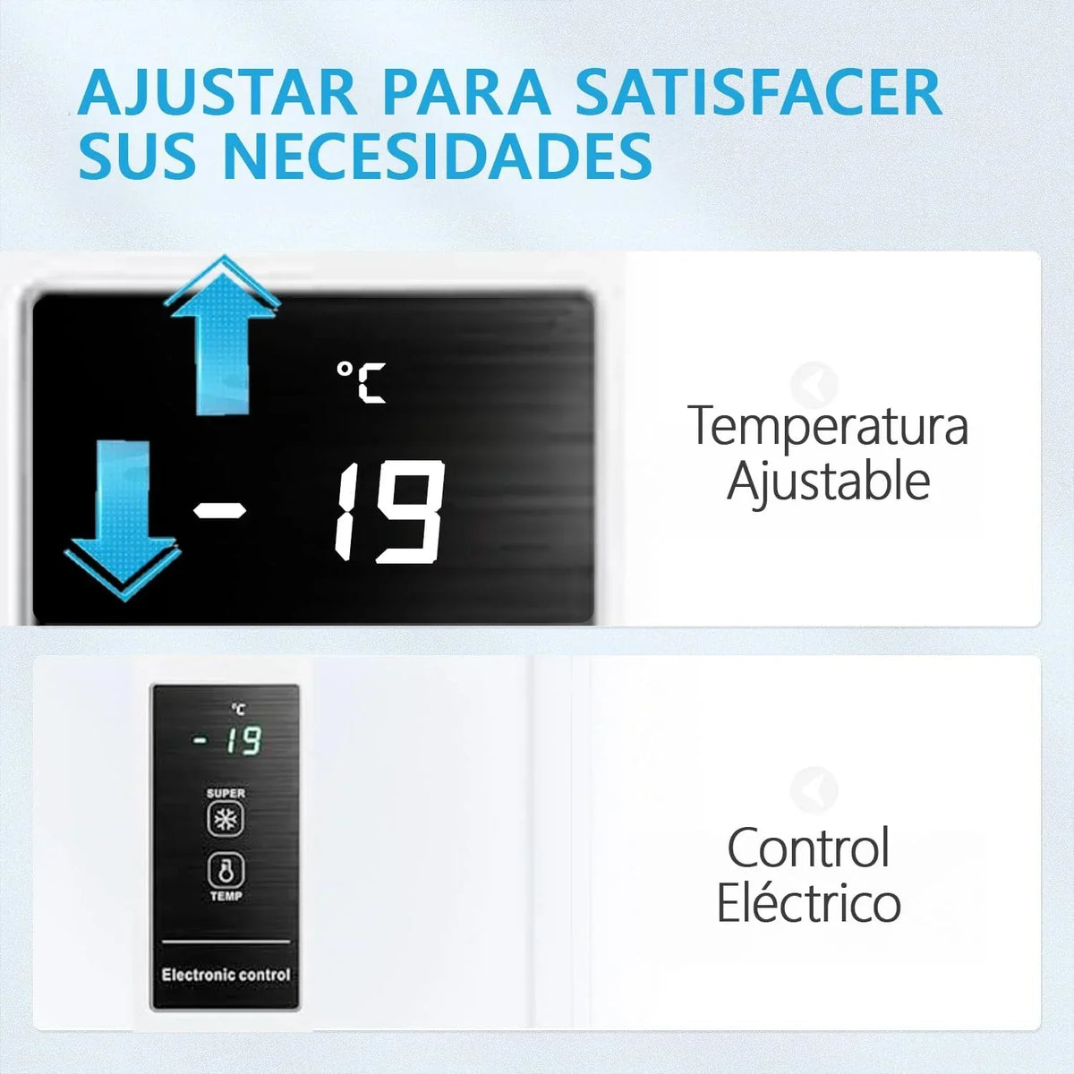 Arcón Congelador Horizontal Pequeño MIDEA de 99L, Motor Inverter, Control Electrónico de Temperatura, Tecnología D-TYPE Tube, Cestas con Asa, Easy Move, Silencioso 39dBA, Bajo Consumo, Blanco