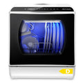 Minilavavajillas de mesa AIRMSEN, 5+1 programas, depósito de agua de 5 l, pantalla LED con control táctil, clase energética D