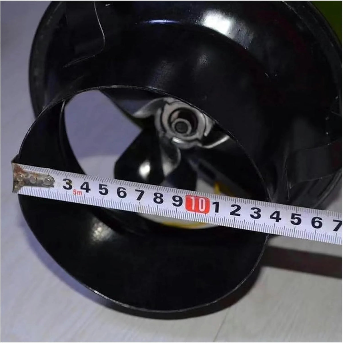 Wentylator kominkowy, elektryczny wyciągacz dymu, wentylator dachowy, odkurzacz kominkowy 100 W, 9,5 cm - 1 sztuka - 11 cm