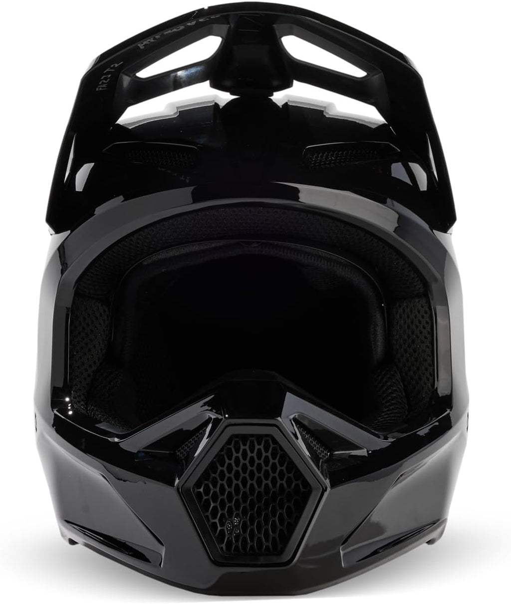 Casco Fox Racing V1 Solid Motocross MIPS Seguridad Confort Ajuste Regulable Ventilación Óptima Forro Extraíble y Lavable Protección contra Impactos Negro, Talla: M