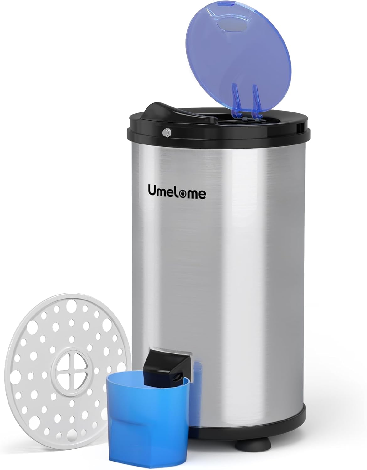 Centrifugadora de ropa 3200 rpm Umelome, 4 kg, centrifugadora de bajo consumo energético, clase energética A+++, plata [Clase energética A+++]