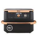 Freidora de aire Ninja Foodi FlexDrawer Dual Zone AF500EUCP 10,4 L con separador extraíble, 7 en 1, negro y cobre