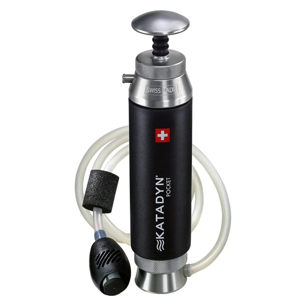 Filtro de agua para exteriores Pocket 2010000 con filtro cerámico de hasta 50 000 l, 1 l/min, filtro de bomba compacto con prefiltro