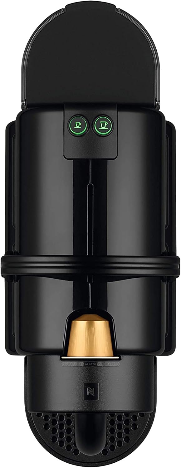 Cafetera Nespresso De'Longhi Inissia EN80.B para cápsulas Nespresso, 19 bares, apagado automático, negra